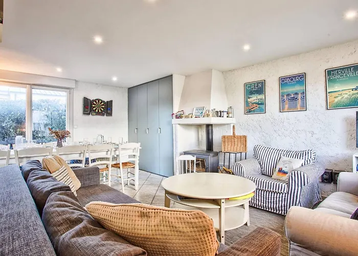 Maison Familiale Lumineuse Pres De La - Fr-1-788-99 * מרוויל-פרנסויל-פלאז'